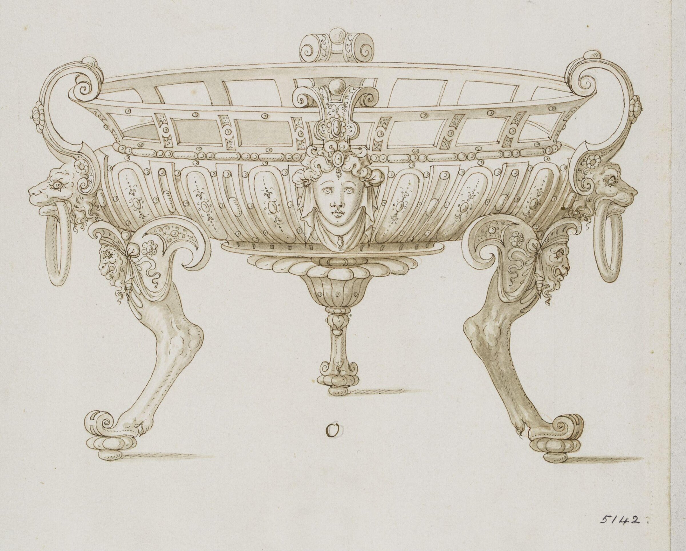 Drawing, Erasmus Hornick, c. 1550
