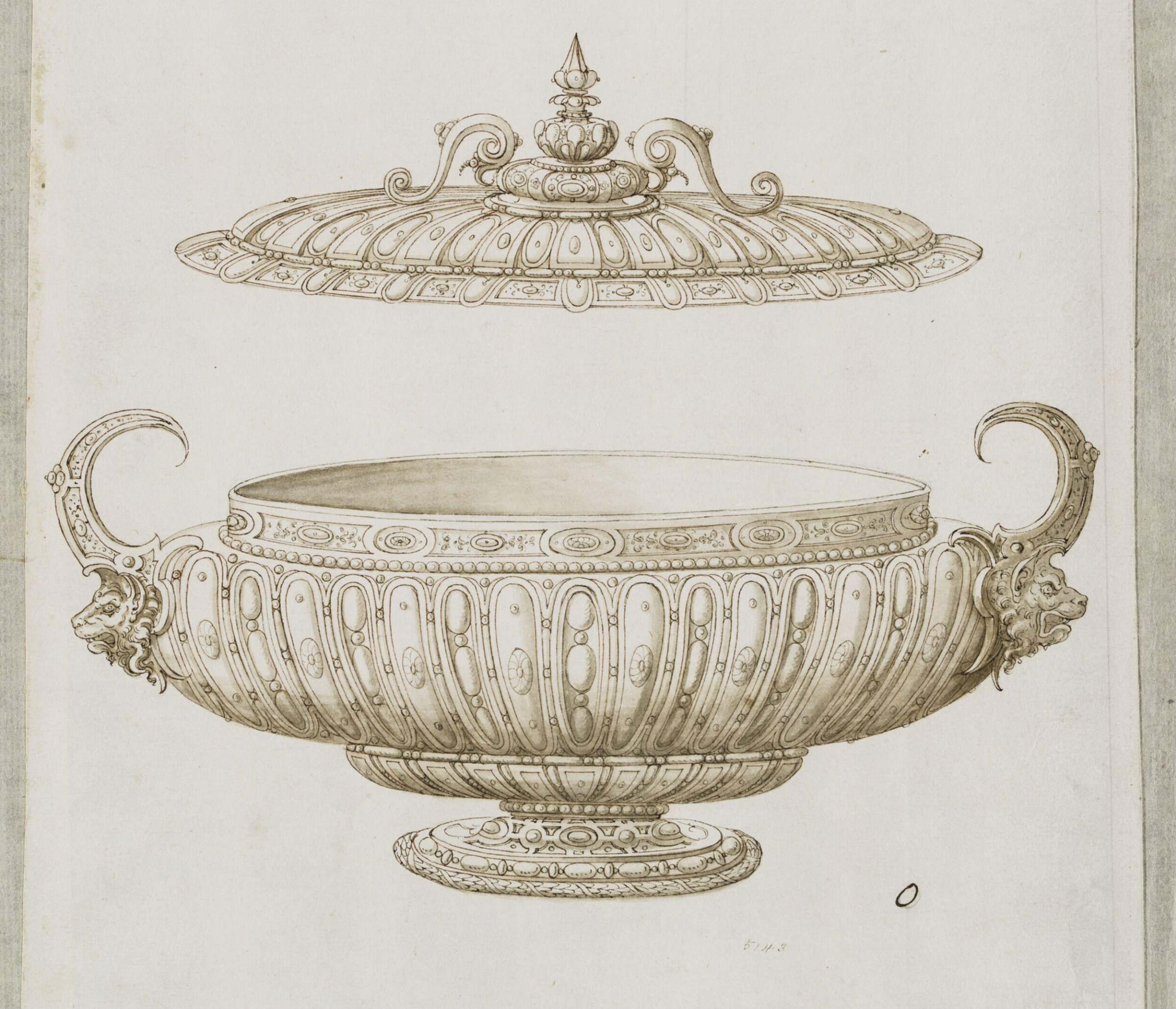 Drawing, Erasmus Hornick, c. 1550