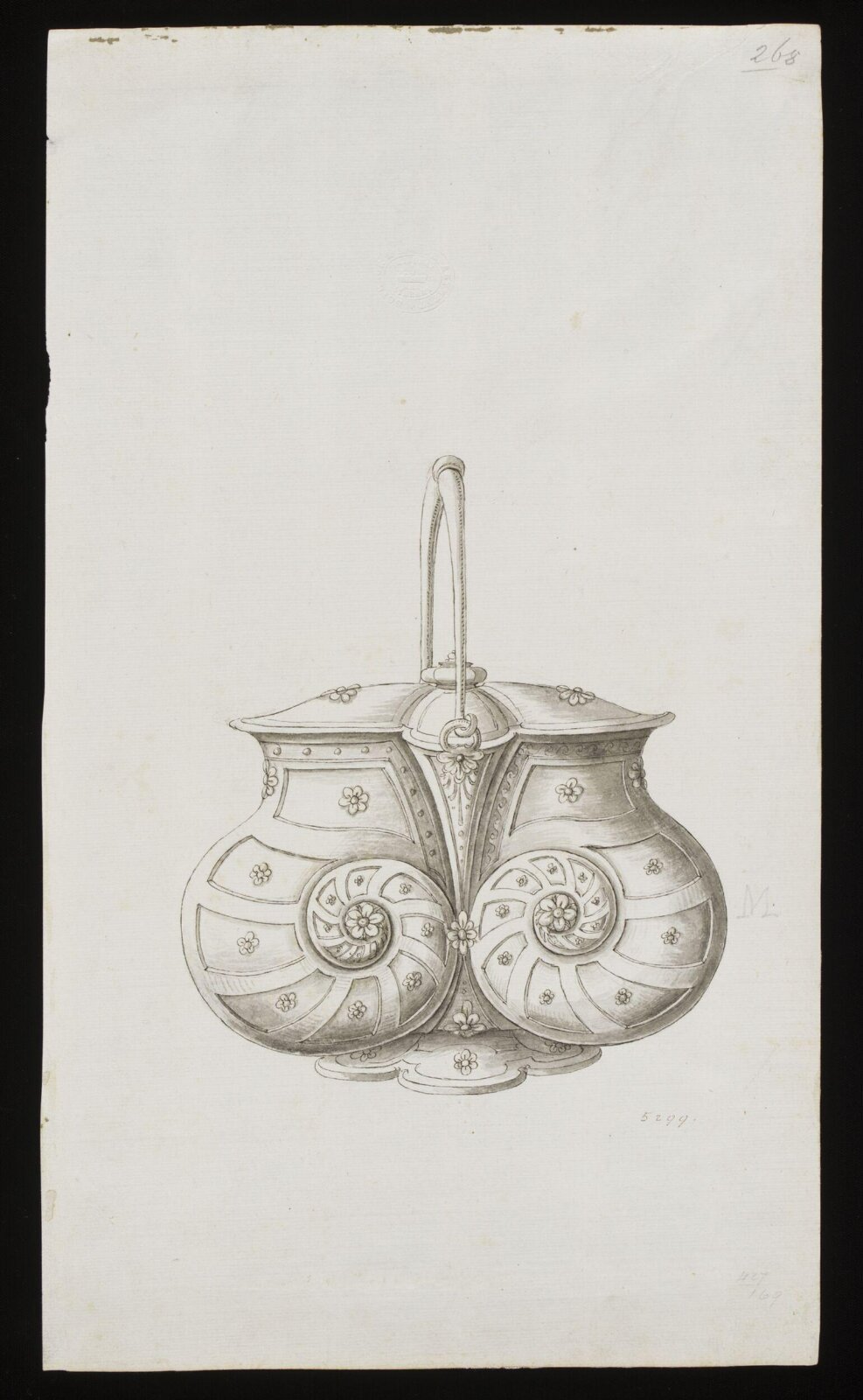 Drawing, Erasmus Hornick, 1582-1583