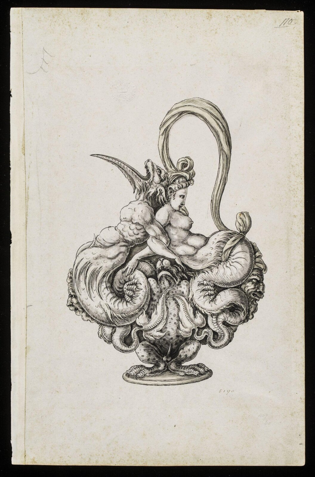 Drawing, Erasmus Hornick, 1559-66