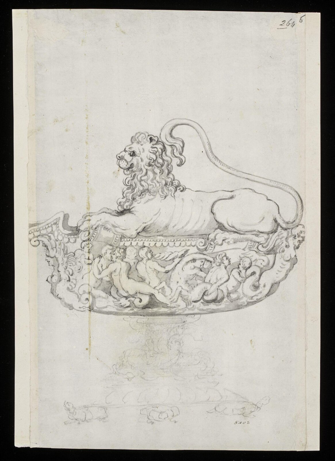 Drawing, Erasmus Hornick, 1559-66