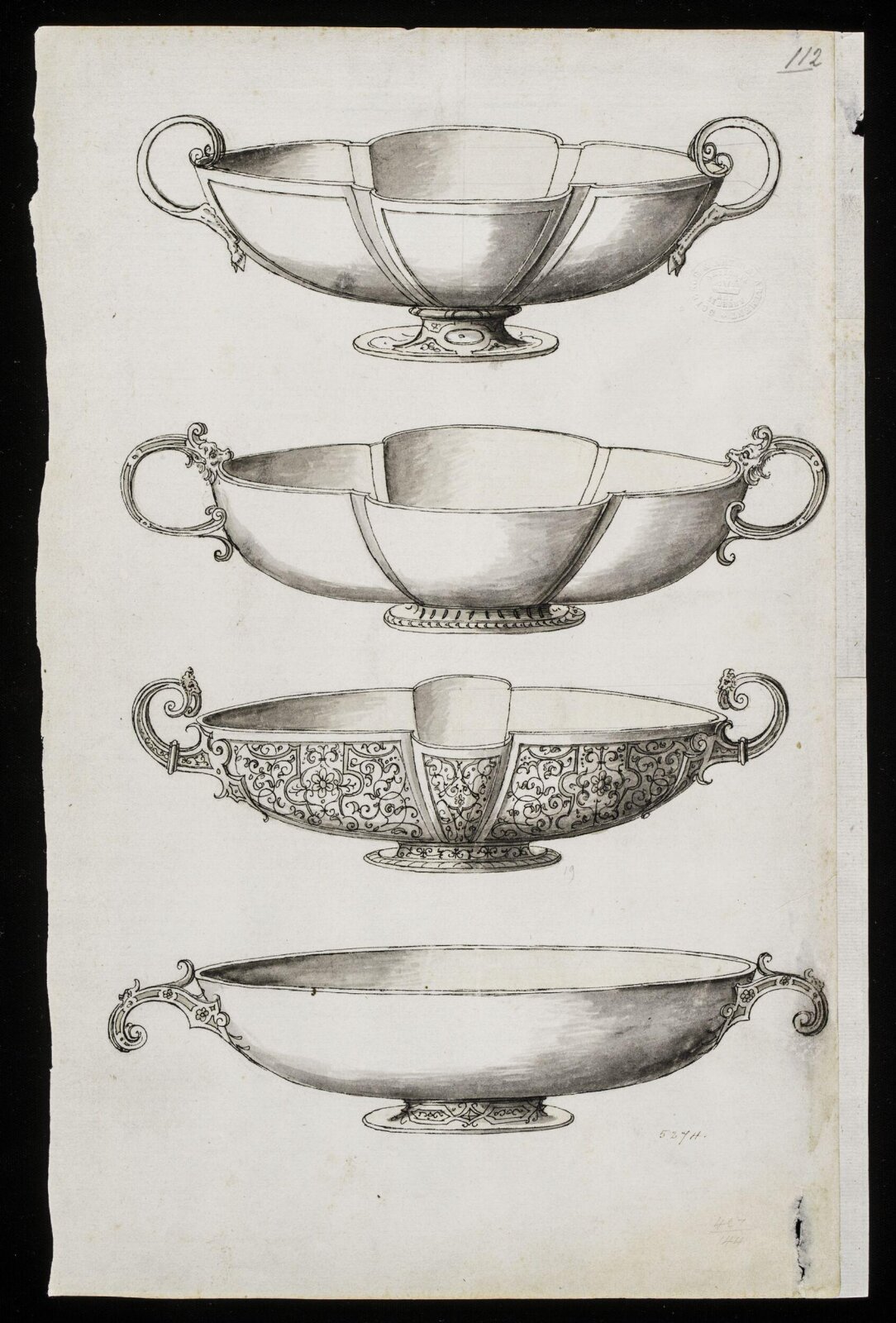 Drawing, Erasmus Hornick, 1582-1583