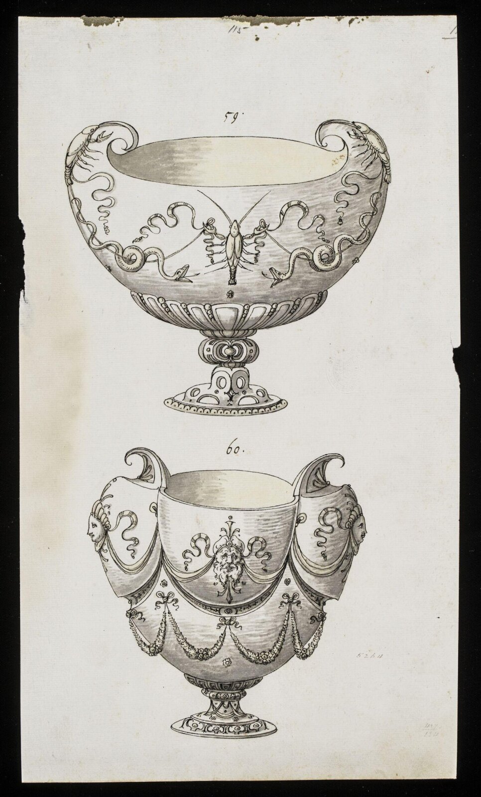 Drawing, Erasmus Hornick, 1582-1583