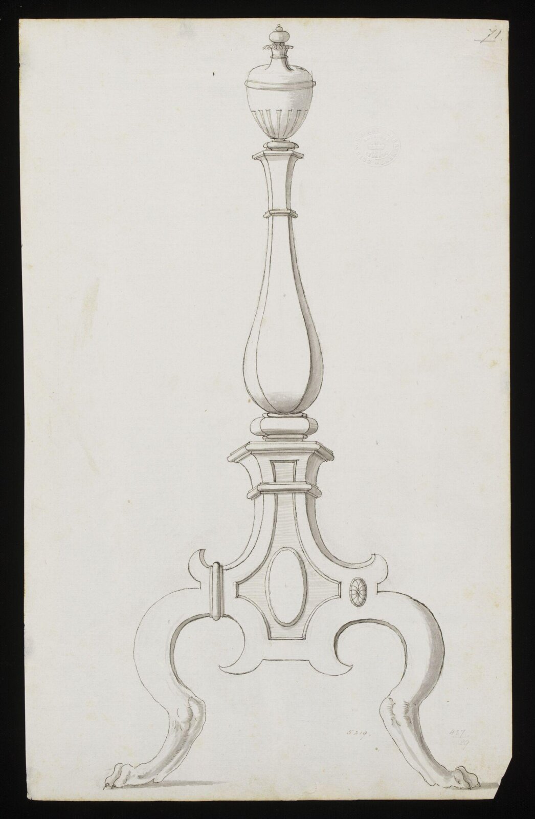 Drawing, Erasmus Hornick, 1582-1583