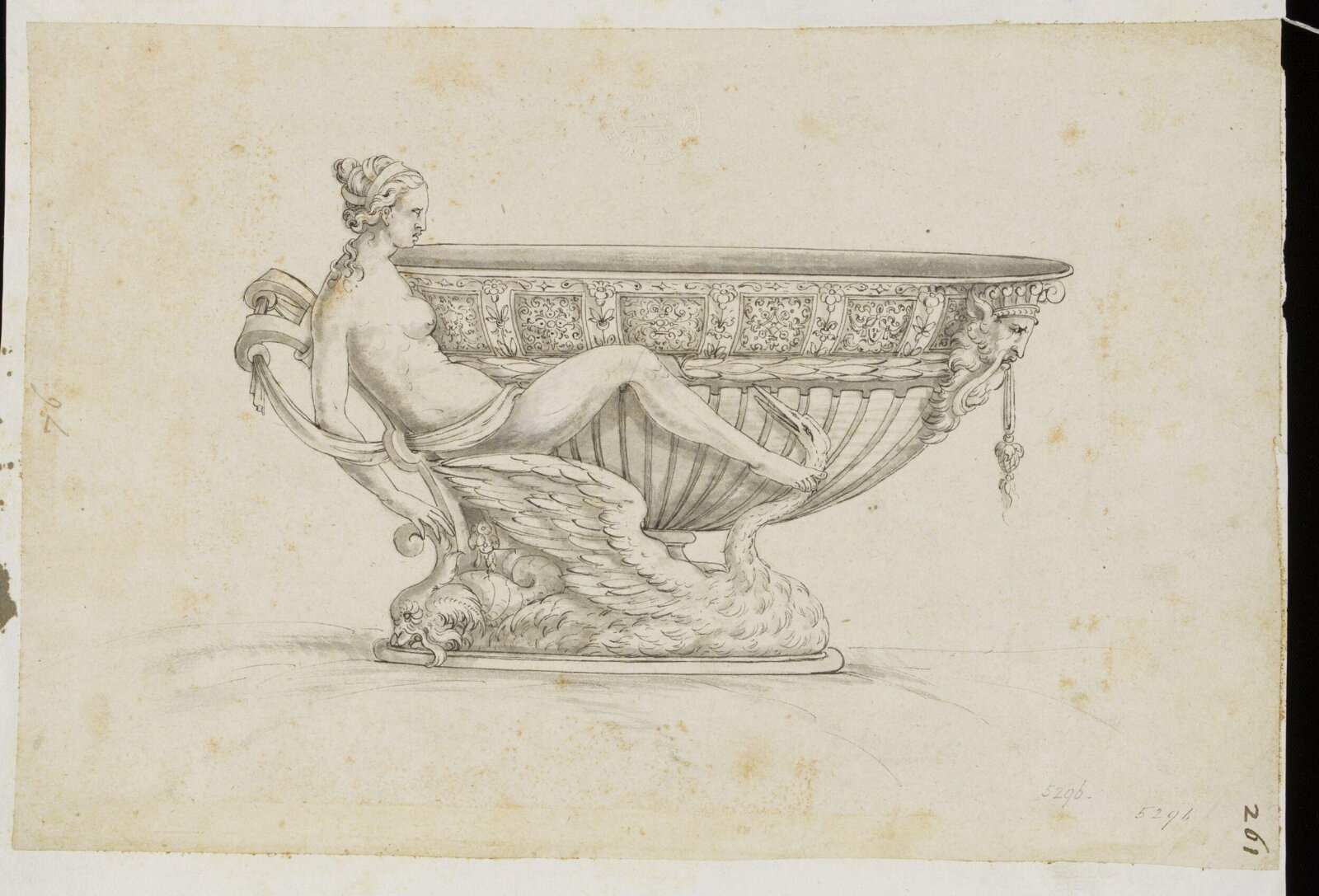 Drawing, Erasmus Hornick, 1582-1583