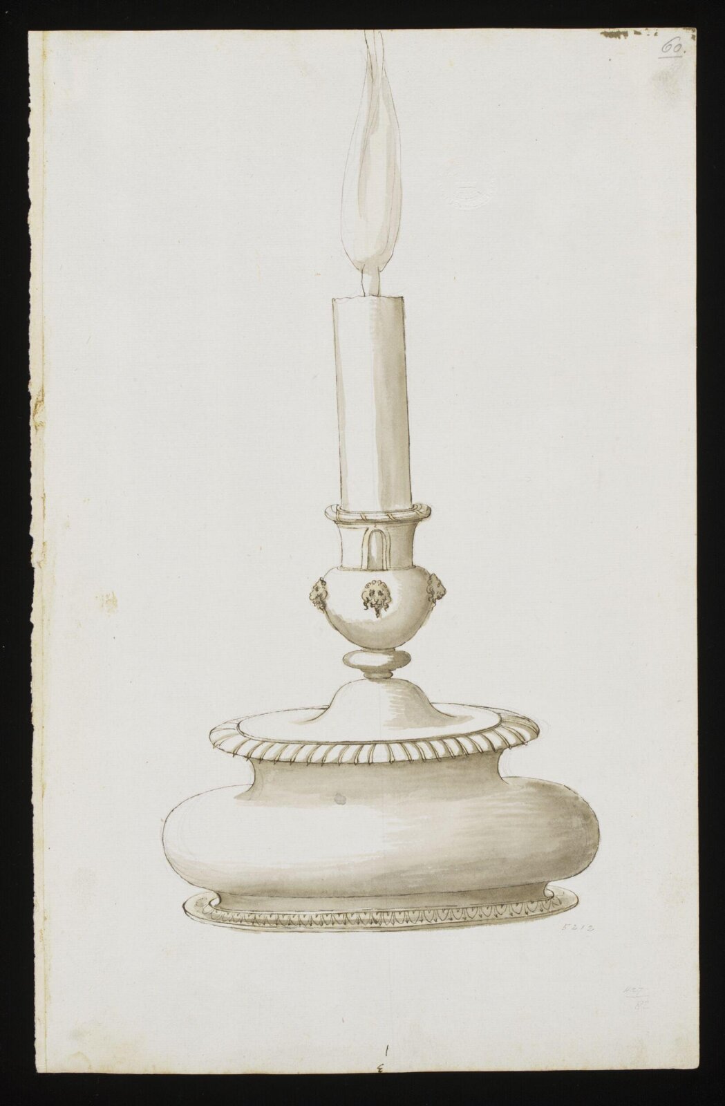 Drawing, Erasmus Hornick, 1582-1583