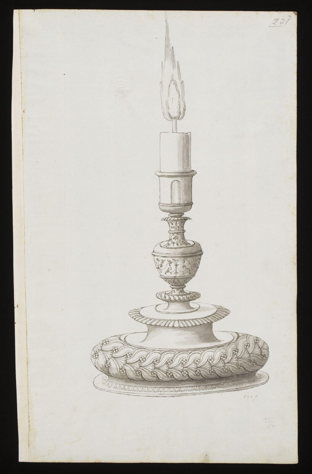 Drawing, Erasmus Hornick, 1582-1583