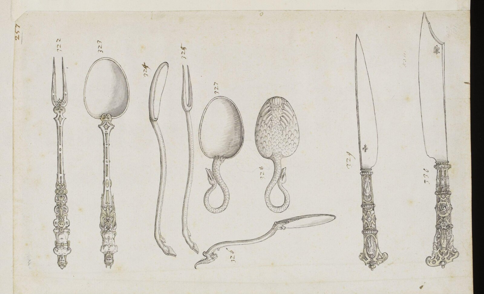 Drawing, Erasmus Hornick, 1582-1583