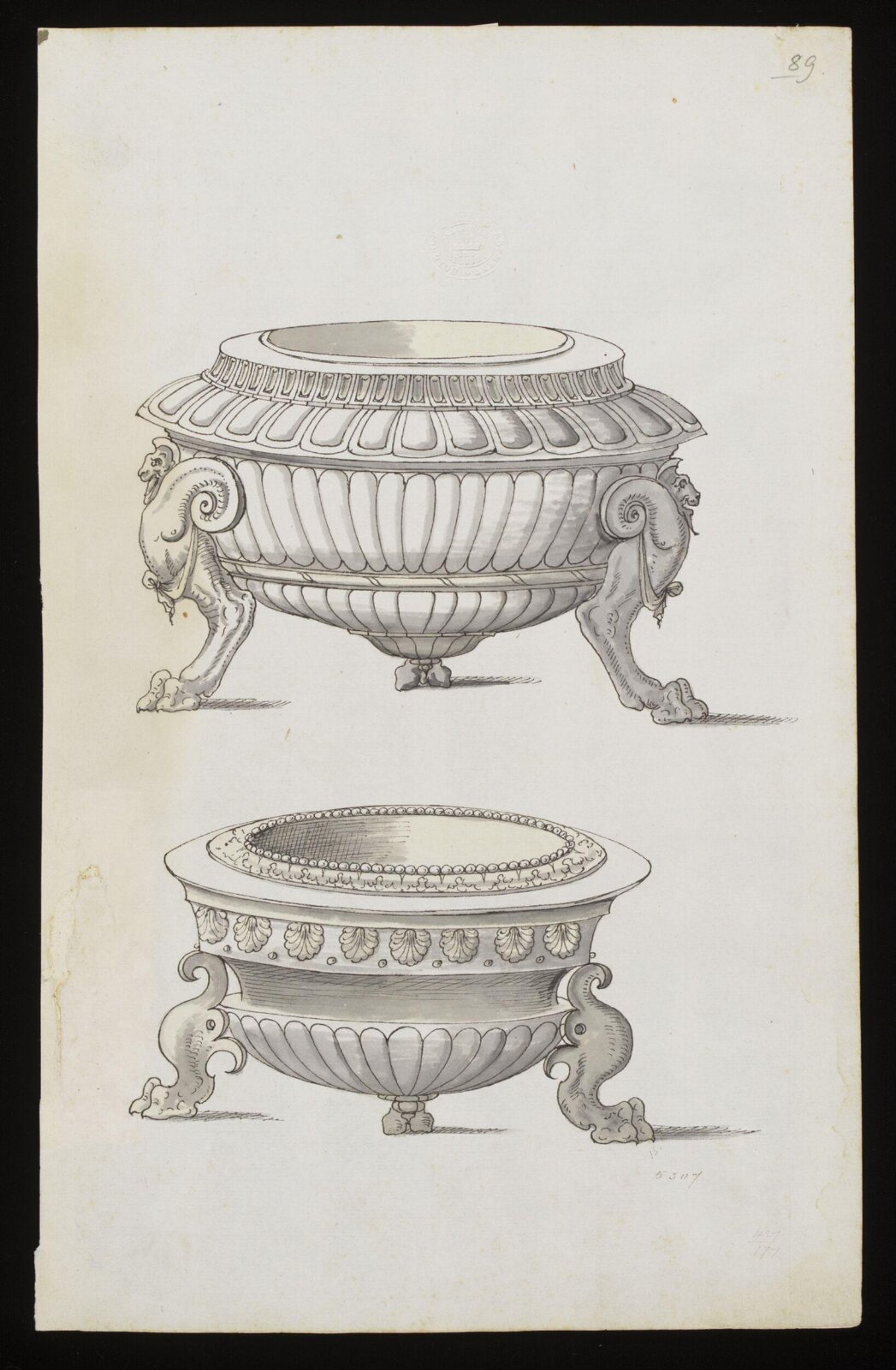Drawing, Erasmus Hornick, 1582-1583