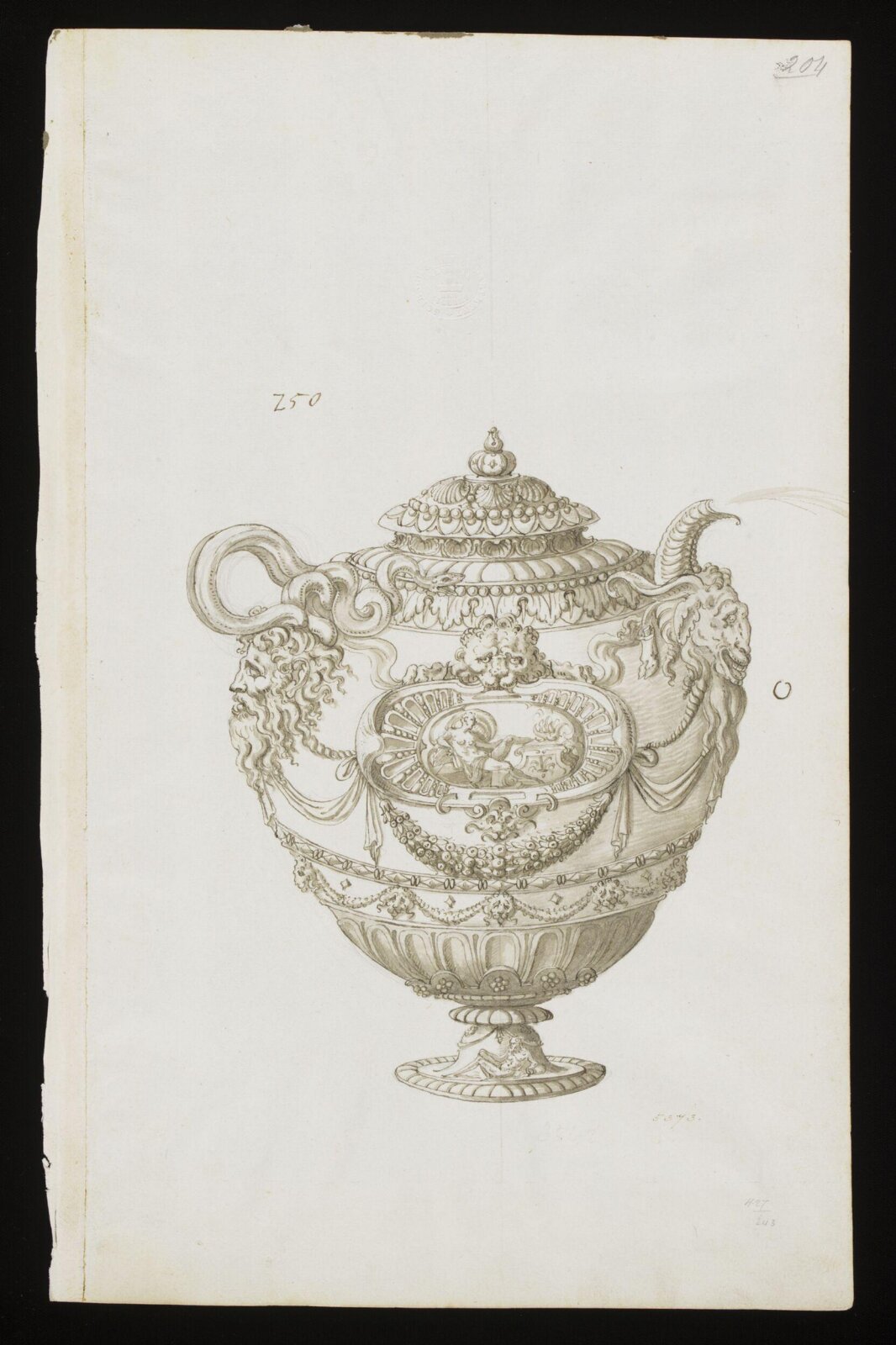 Drawing, Erasmus Hornick