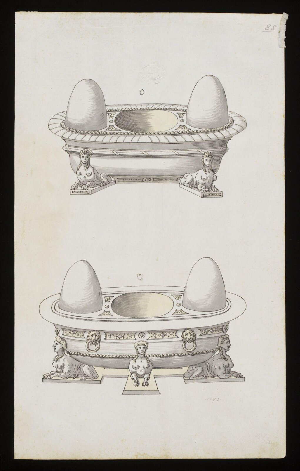 Drawing, Erasmus Hornick, 1582-1583