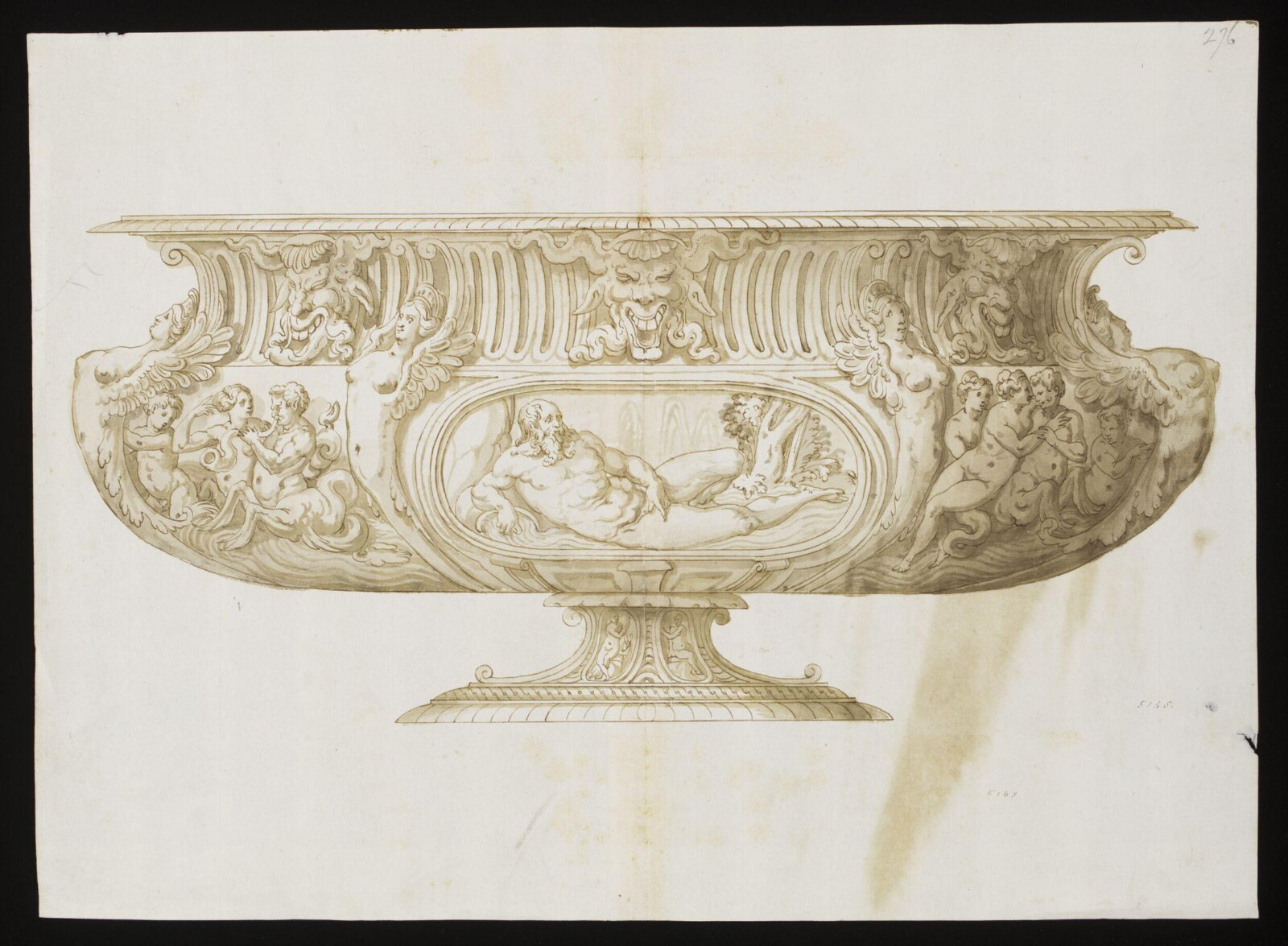 Design for a bowl, 16th century
