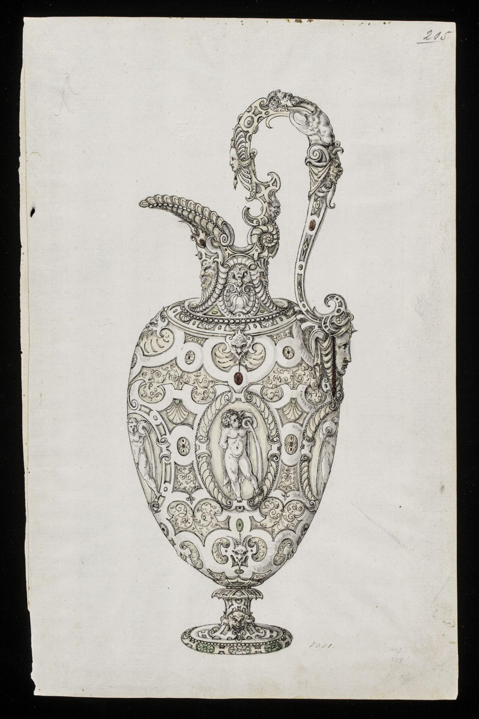 Drawing, Erasmus Hornick