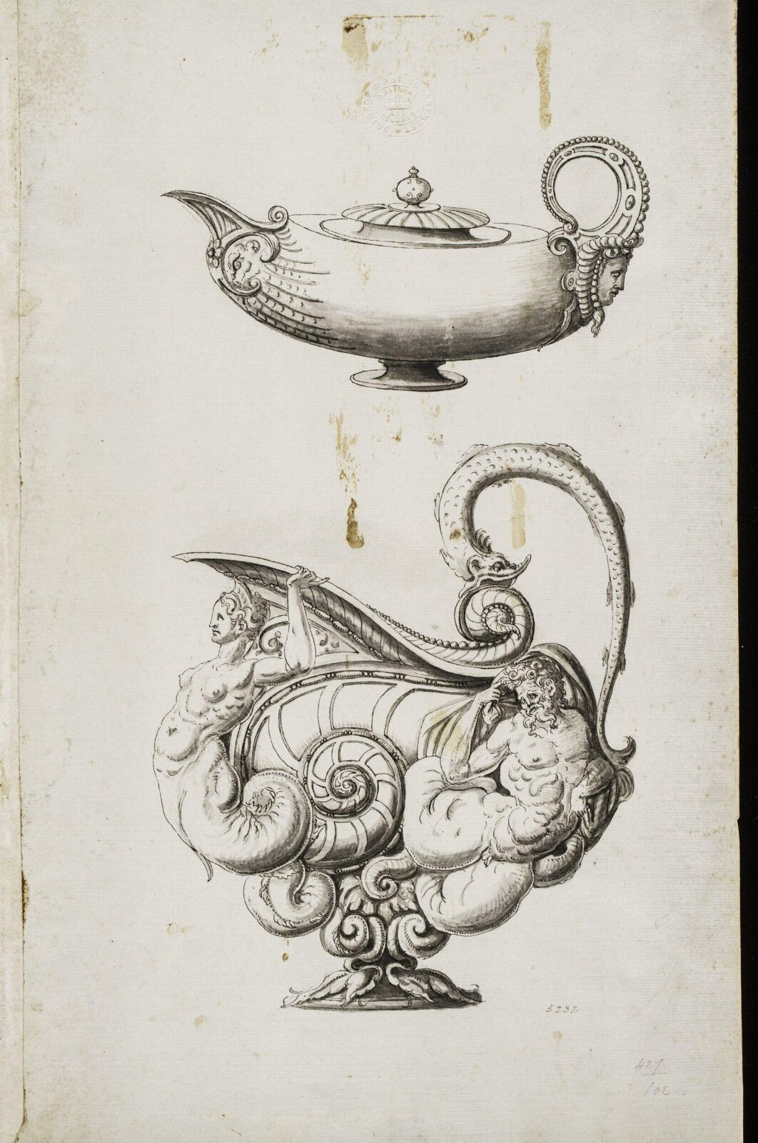 Drawing, Erasmus Hornick, 1582-1583
