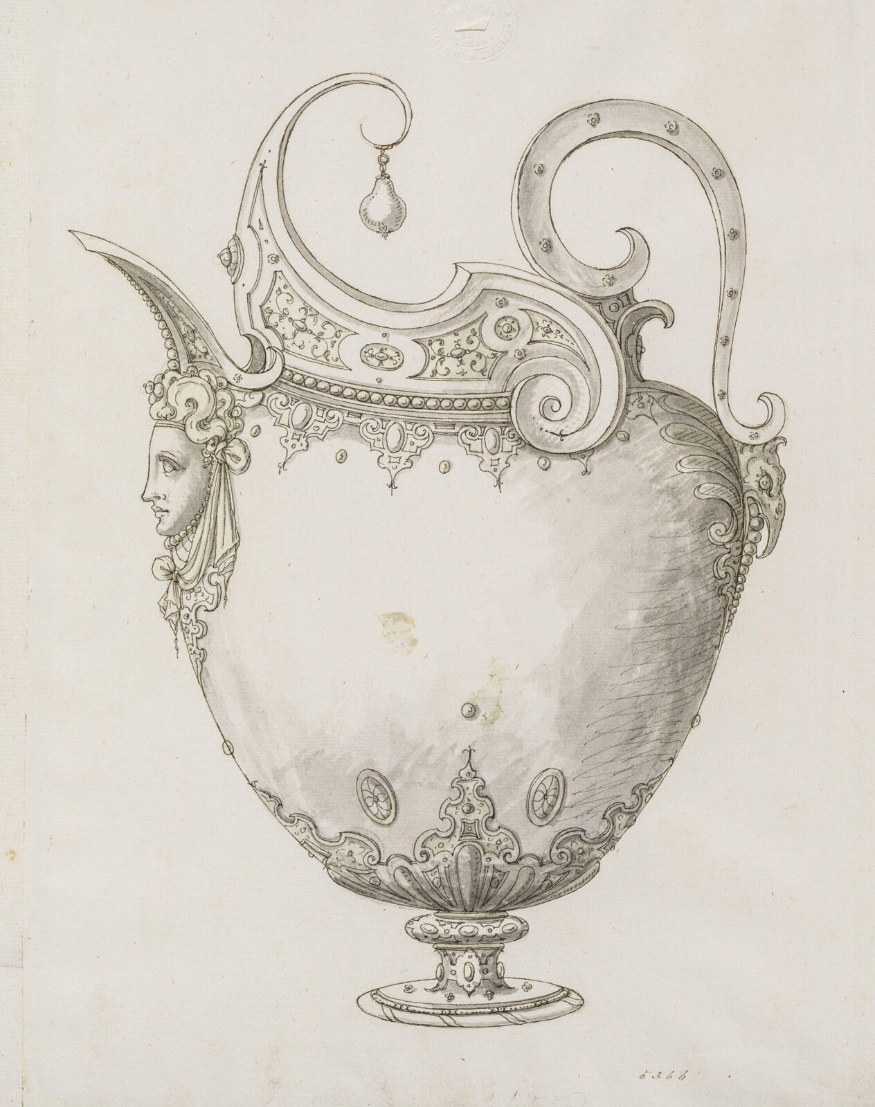 Drawing, Erasmus Hornick