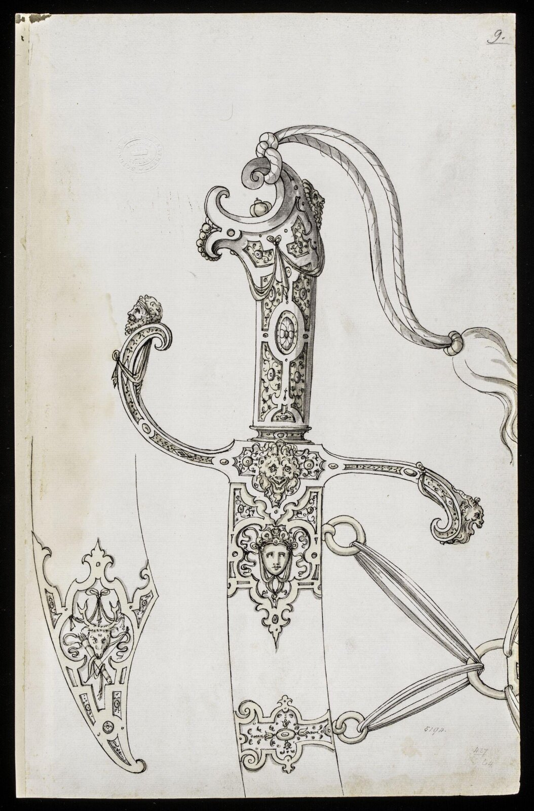 Drawing, Erasmus Hornick, 1559-1566