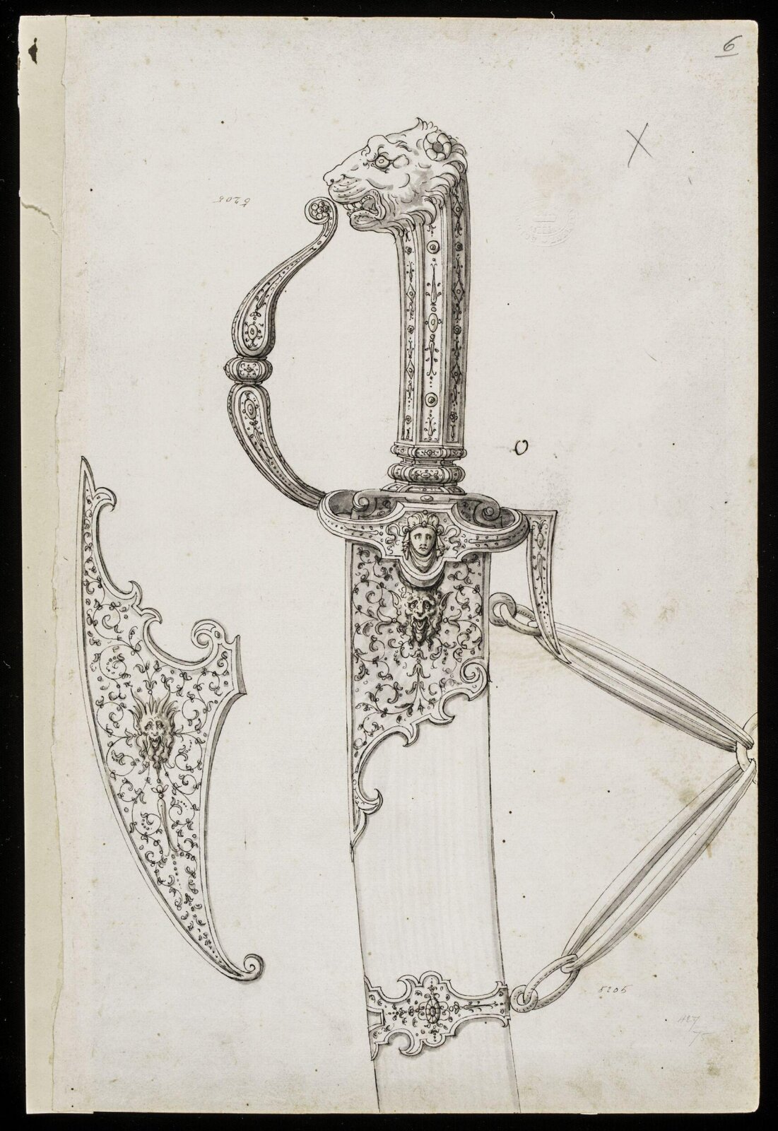 Drawing, Erasmus Hornick, 1559-1566