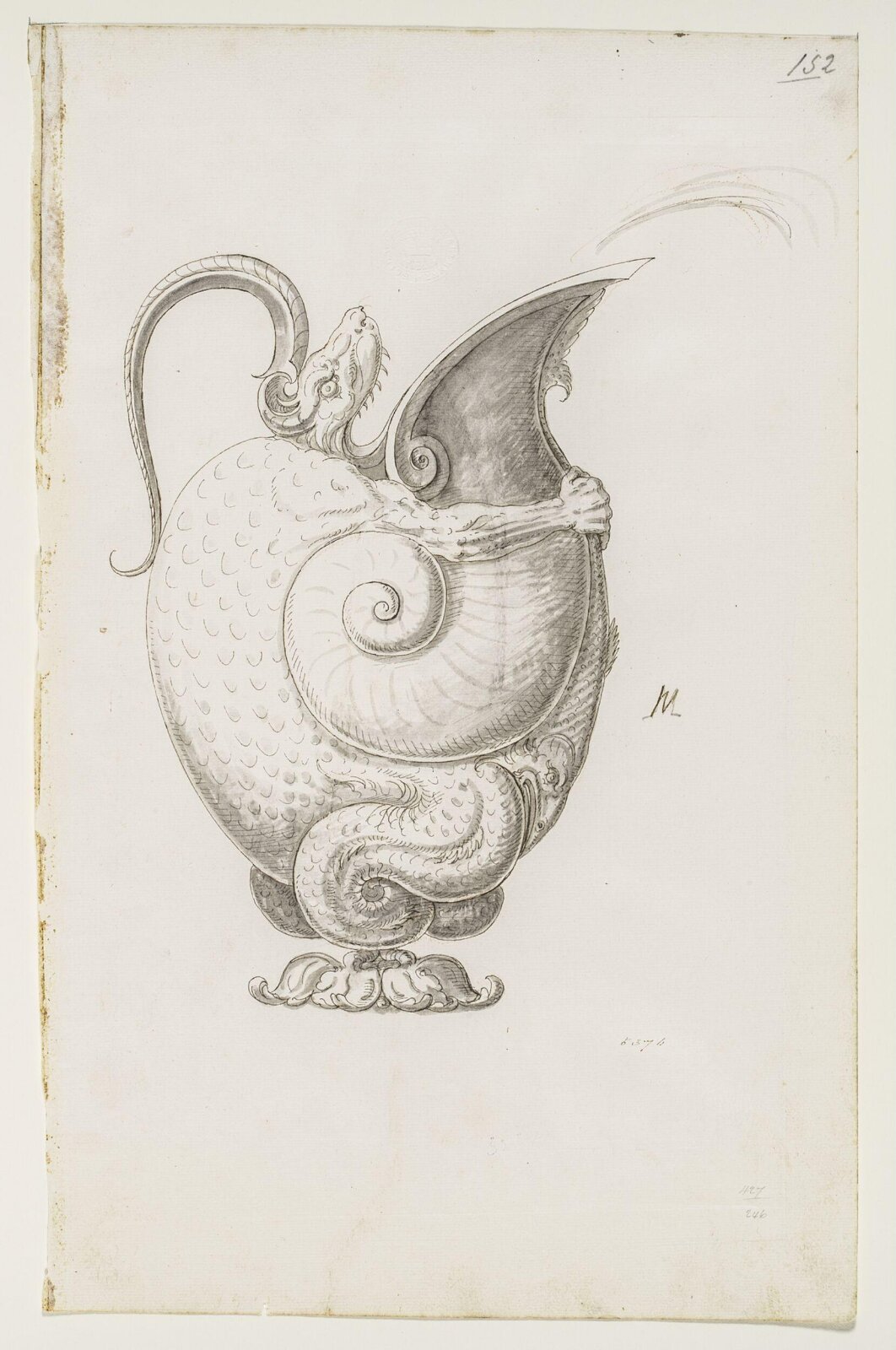 Drawing, Erasmus Hornick, 1559-66