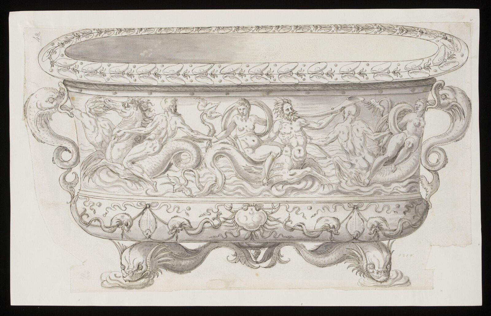 Drawing, Erasmus Hornick, 1582-1583