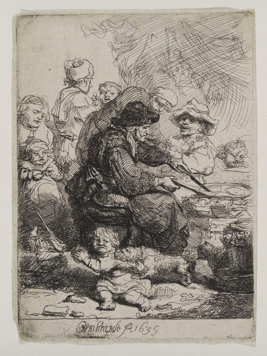 Rembrandt van Rijn, The pancake woman
