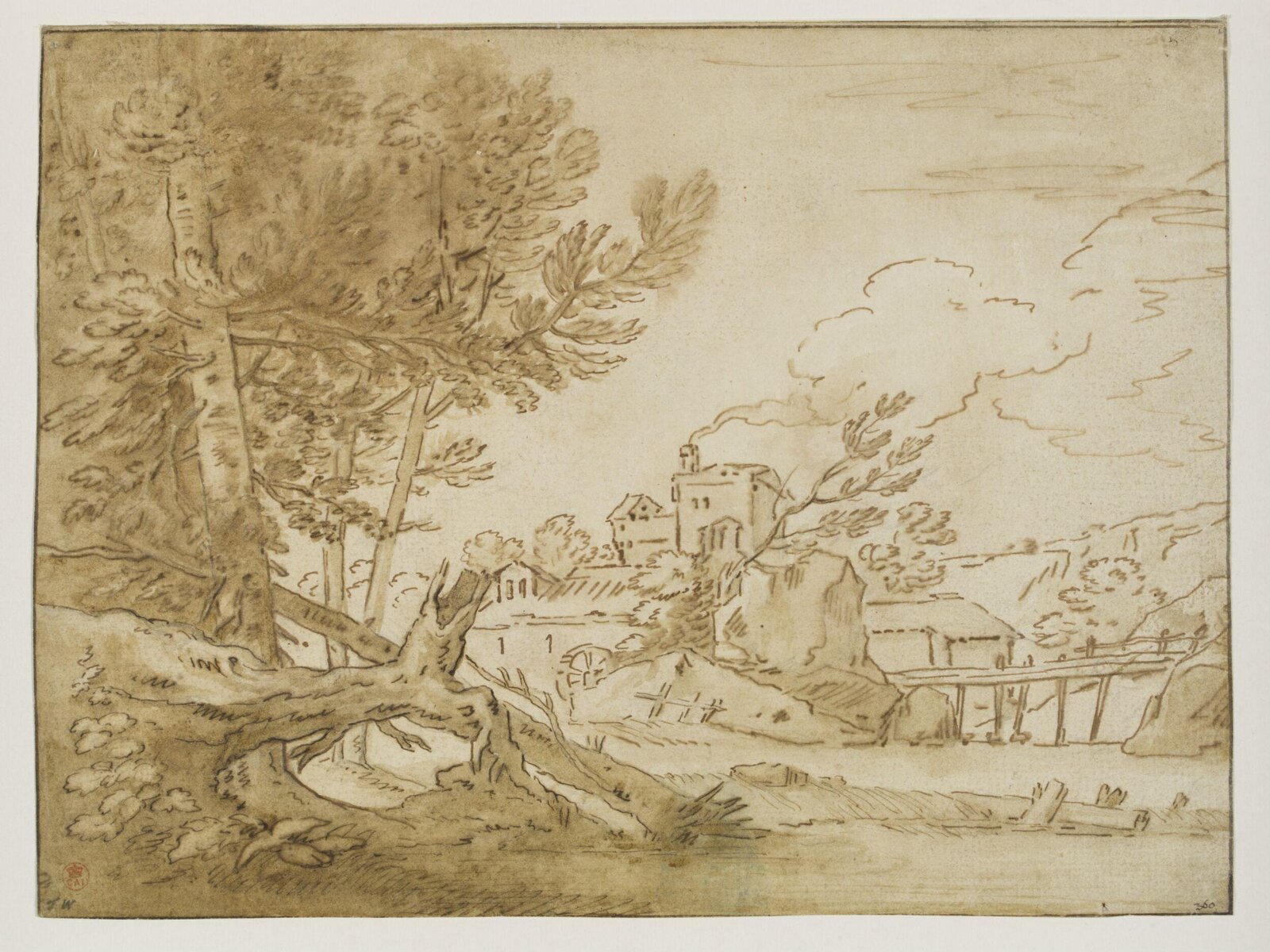 Drawing, early 18th century