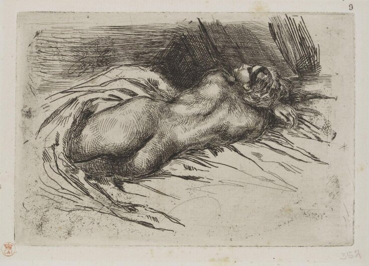 Étude de femme vue de dos