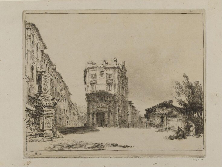 View of Claude le Lorrain's house in Rome top image
