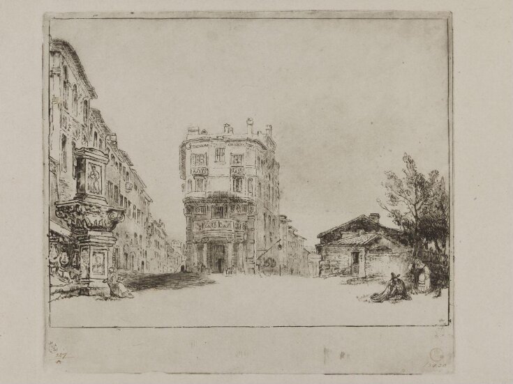 View of Claude le Lorrain's house in Rome top image