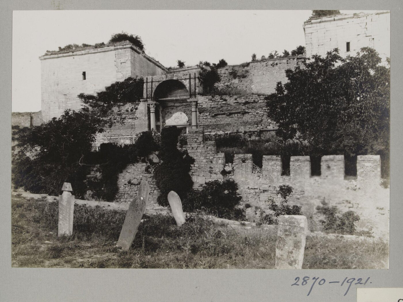 K.A.C. Creswell, Golden Gate at Yedikule Fortress, Istanbul