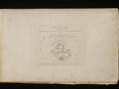 Compositions of John Flaxman, sculptor, R. A., from the Divine poem of Dante Alighieri, containing Hell, Purgatory and Paradise.