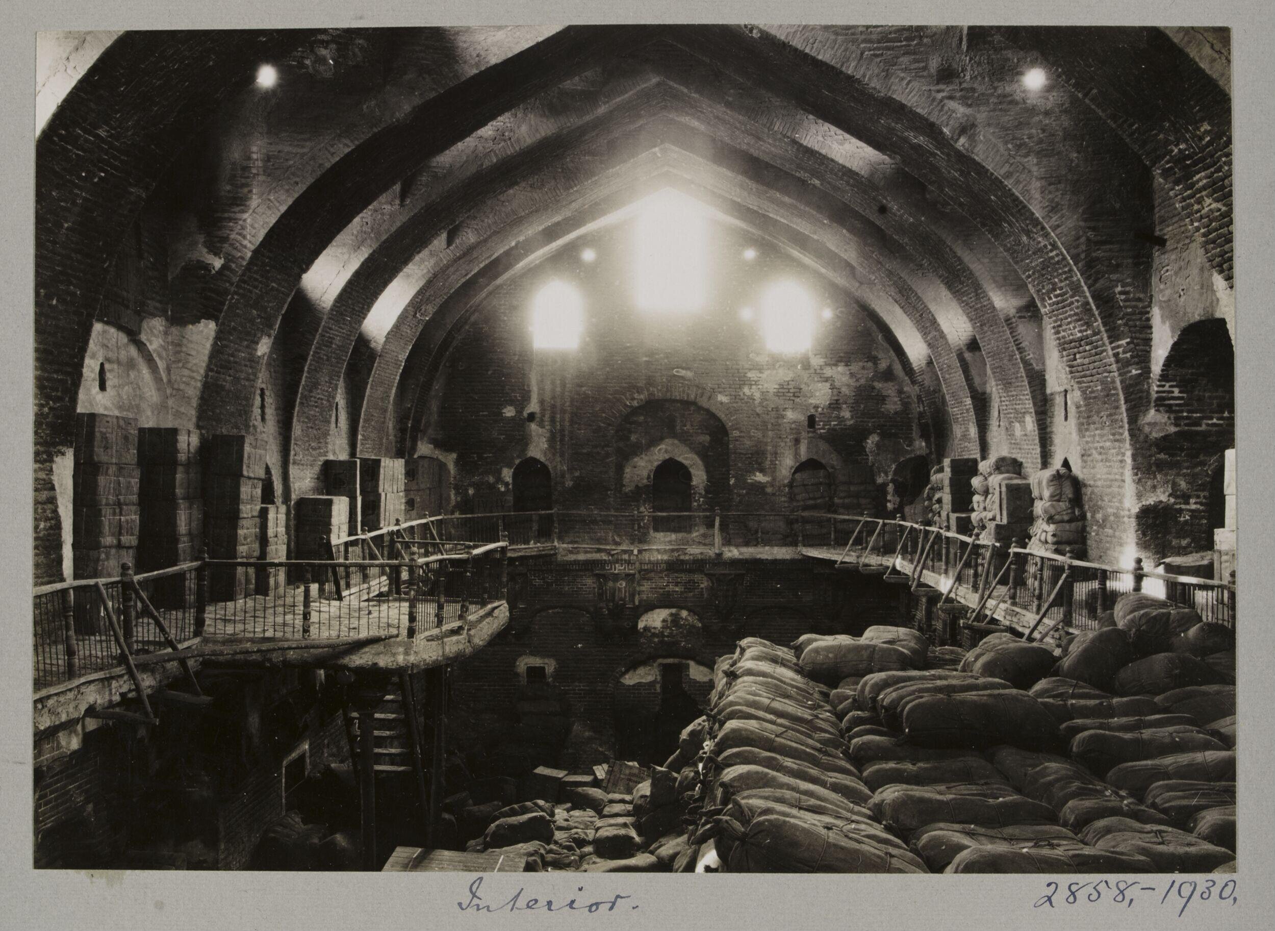 Interior of Khan Othma also known by Khan Murjan, Bagdad