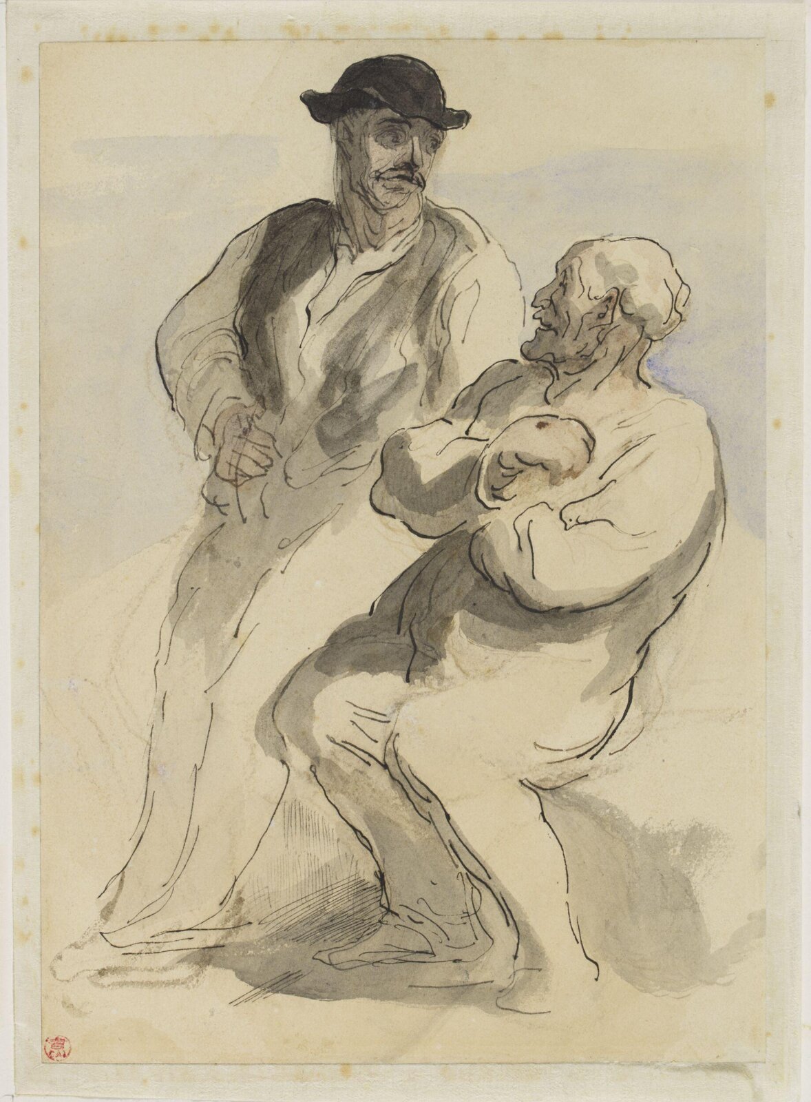 Deux hommes