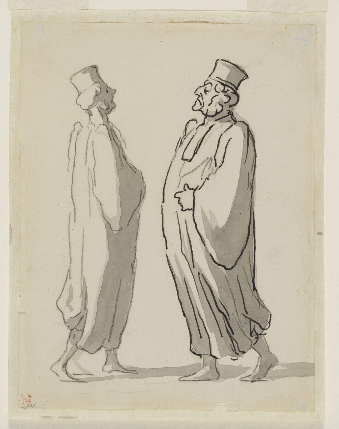 Honoré Daumier, Deux avocats (La dignité de rang)