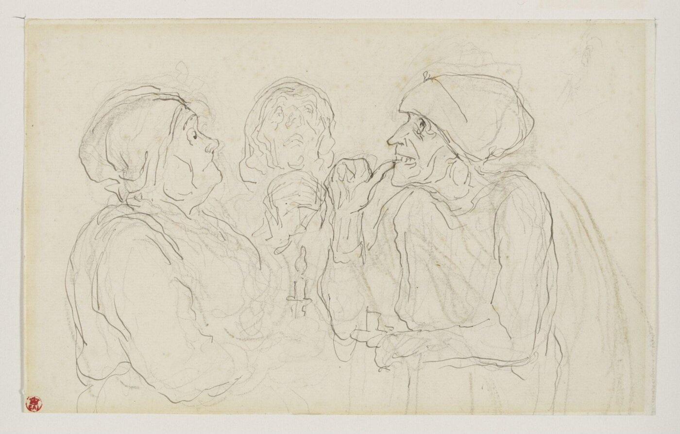 Honoré Daumier, Les trois commères