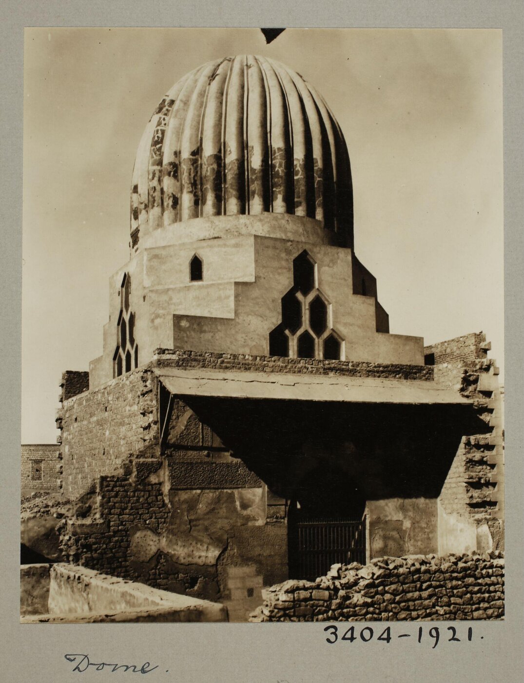 K.A.C. Creswell, Dome of the mausoleum of Mamluk Amir Qawsun, Cairo