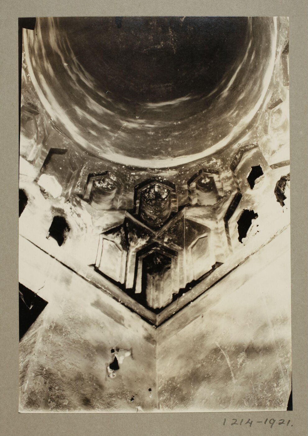 K.A.C. Creswell, Dome pendentive in the mausoleum of Sa‘d al-Din ibn Ghurab, Cairo