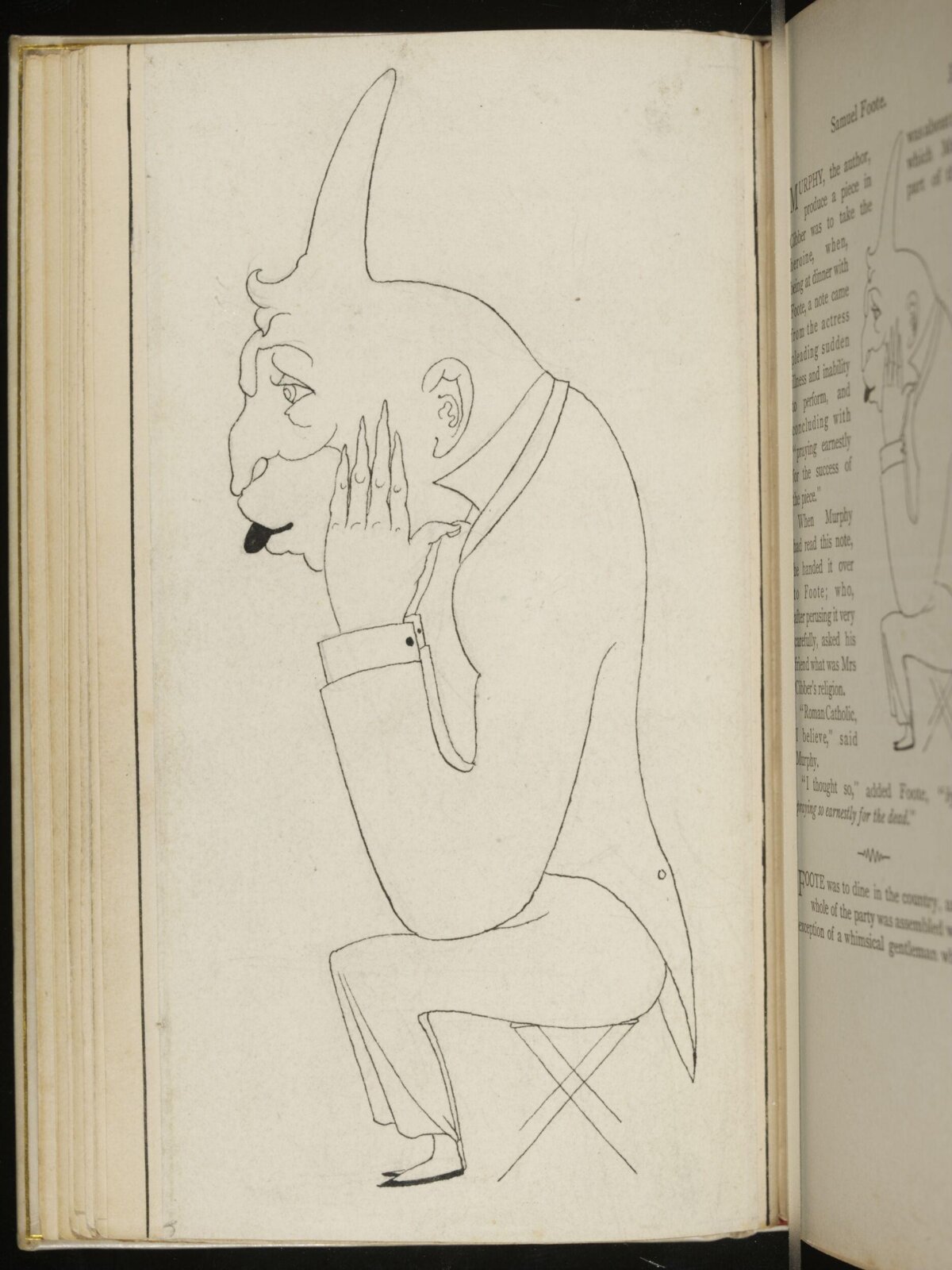 <i>Bon-Mots</i> Vignette, Beardsley, 1894