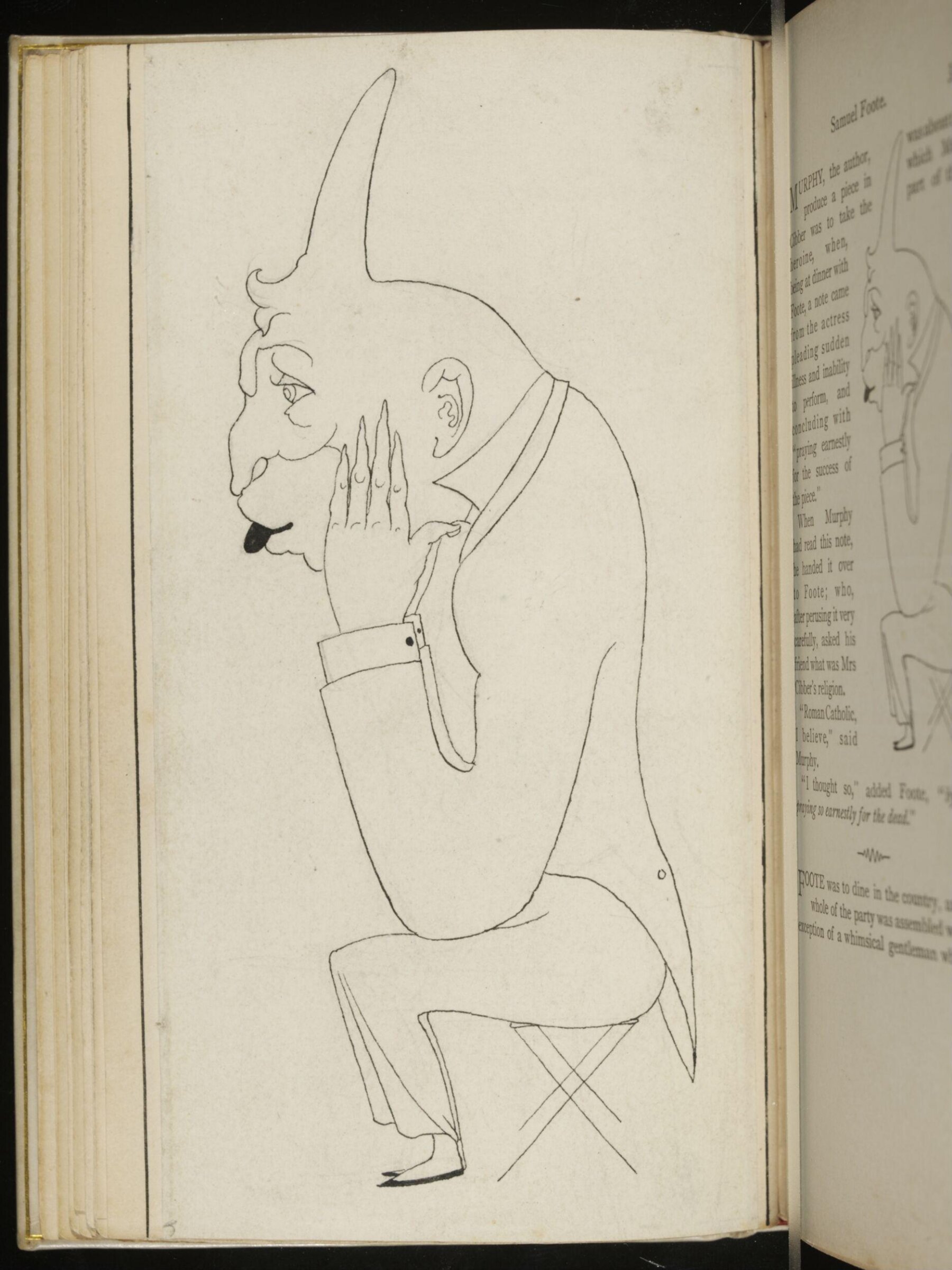 <i>Bon-Mots</i> Vignette, Beardsley, 1894