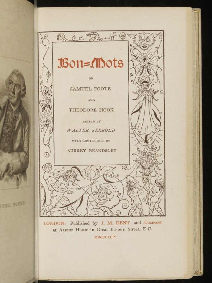 BonMots of Samuel Foote and Theodore Hook V&A Explore The Collections