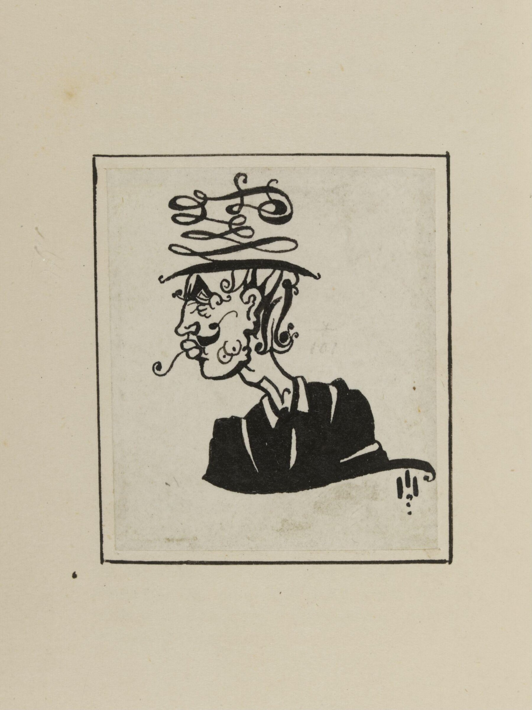 <i>Bon-Mots</i> Vignette, Aubrey Vincent Beardsley, 1894
