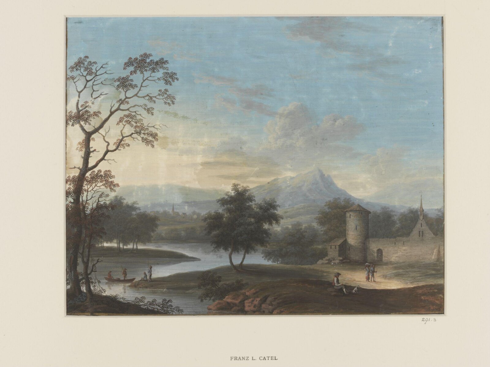 Landscape, Franz Ludwig Catel, ca. 1800-56