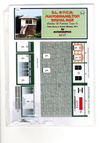 S.L. & N.C.R. Manorhamilton Signal Box (Saxby & Farmer Type 5)