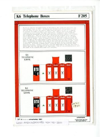 K6 Telephone Boxes