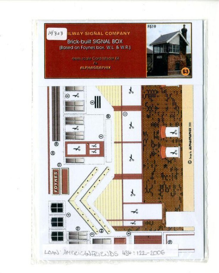 Railway Signal Company Brickbuilt Signal Box V&A Explore The Collections