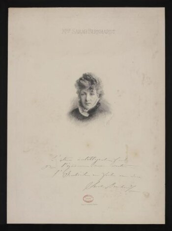 Mlle Sarah Bernhardt