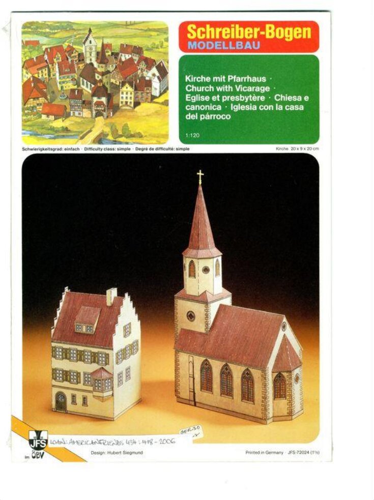 Kirche mit Pfarrhaus top image
