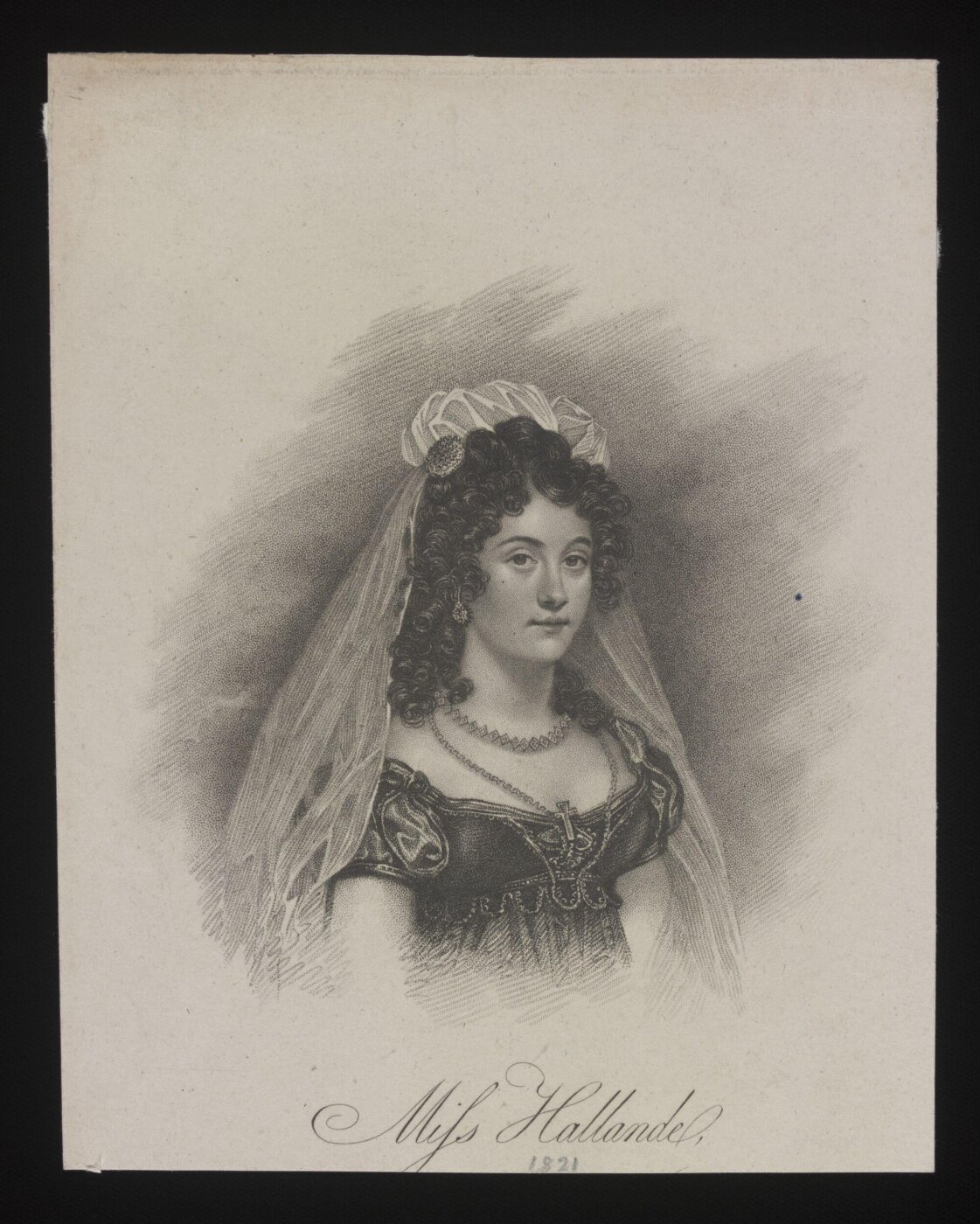 Unknown, Miss Hallande