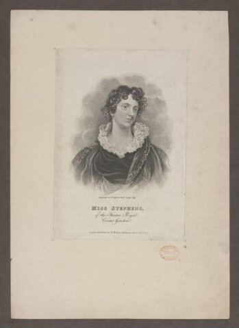 Miss Stephens of the Theatre Royal Covent Garden