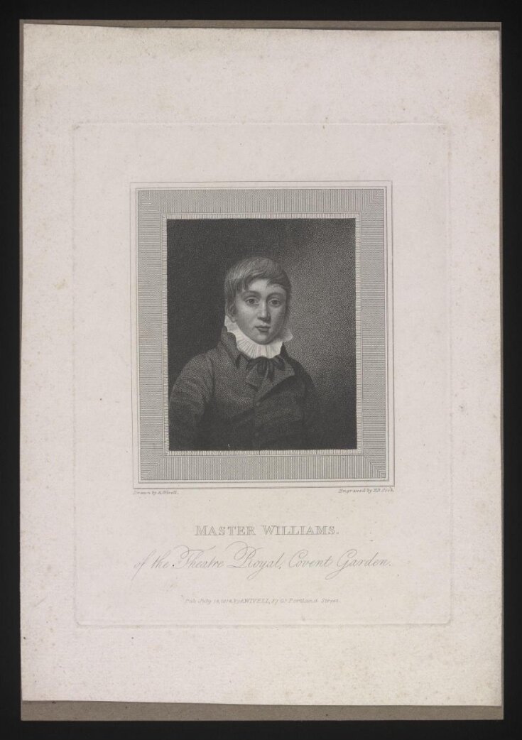Master Williams of the Theatre Royal Covent Garden image