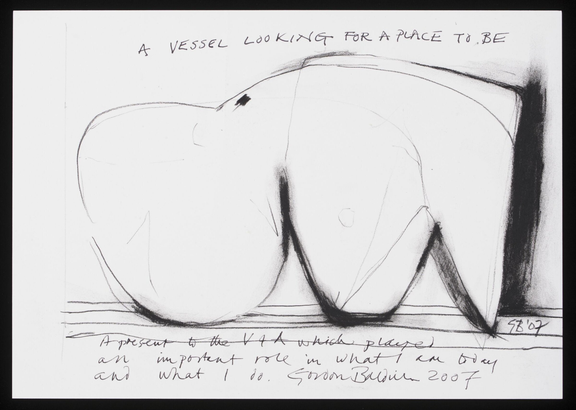 Contribution to V&A's 150th anniversary album, Gordon Baldwin, 2007